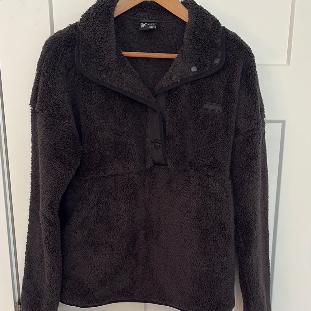 Spyder | Cozy Black Fleece Pullover